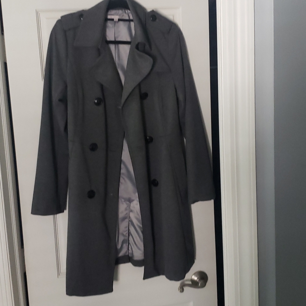 Gap Gray trench coat